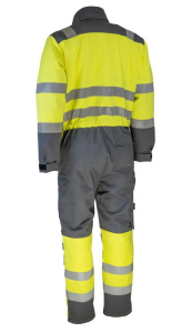 Monisuojaava työhaalari palosuojauksella, valokaarisuojauksella ja luokan 3 näkyvyydellä 2