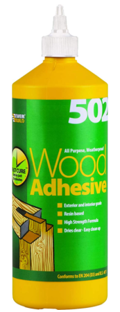 Everbuild LUMBERJACK 502 D3, 1 L prk, valkoinen