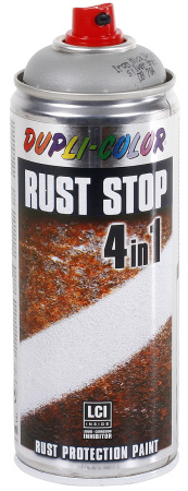 RUOSTEENESTOMAALI HOPEANHARMAA RAL9007 400ML 4IN1