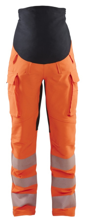 Highvis äitiyshousut 4-way stretch huomio, Blåkläder