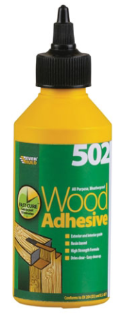 Everbuild LUMBERJACK 502 D3, 500 ml prk, valkoinen
