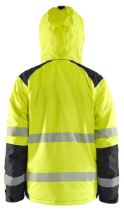 Highvis talvitakki Huomio keltainen/Musta, Blåkläder 3