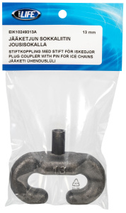 JÄÄKETJUN SOKKALIITIN 13MM JOUSISOKALLA 1 KPL 2