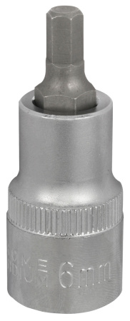 KUUSIOKOLOKÄRKIHYLSY 1/2" S2 6MM
