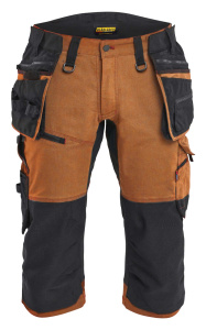 Piraattihousut stretch Metsän vihreä/Musta, Blåkläder 2