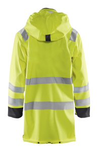 Highvis sadetakki, TASO 3 Huomio keltainen/Musta, Blåkläder 3