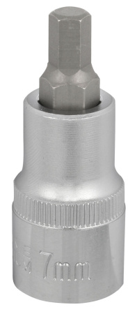 KUUSIOKOLOKÄRKIHYLSY 1/2" S2 7MM