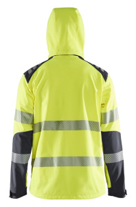 Highvis softshelltakki Huomiokeltainen/Harmaa, Blåkläder 4