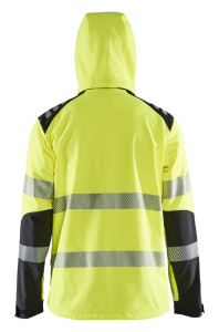 Highvis softshelltakki Huomio keltainen/Musta, Blåkläder 4