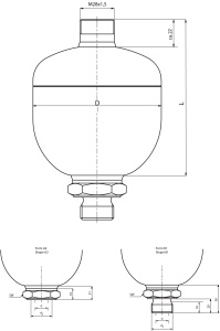 PAMS - Kalvopaineakku 1/2” SK 2