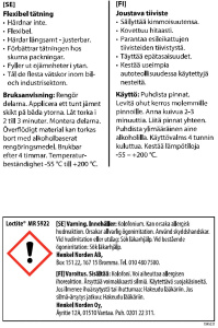 TIIVISTELIIMA JOUSTAVA SI5922 60ML 2
