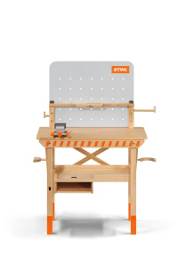 Lasten työtaso Puu ja puulelu, Stihl 2
