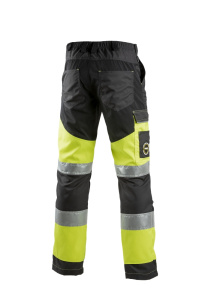 Turva superstretch-housut, hv-keltainen, Dime 2