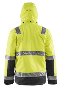 Highvis talvitakki Huomiokeltainen/Harmaa, Blåkläder 10