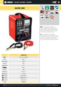 AKKULATURI / APUKÄYNNISTIN 12/24V 380ACC RAPID 380 2