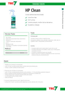 TEC7 HP CLEAN SYVÄPUHDISTUSAINE 1L 2