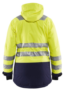 Naisten highvis talviparka huomio 12