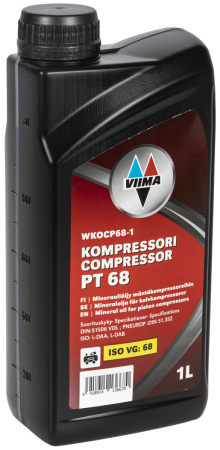 VIIMA MÄNTÄKOMPRESSORIÖLJY VG68 1L