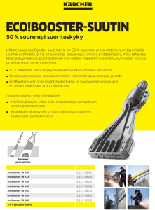 HD/HDS varuste eco!Booster TR 045, Kärcher 2