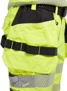 Naisten Highvis shortsit Stretch Huomio keltainen, Blåkläder 6