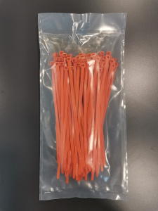 Hellermanntyton T50R oranssi nippuside 100KPL 4,6X200mm 2