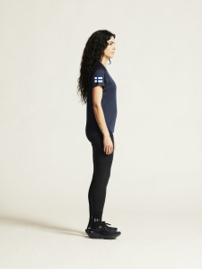 Rush SS Tee Navy Naisten 3
