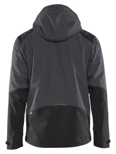 Softshell Jacket Tummanharmaa/Musta, Blåkläder 3