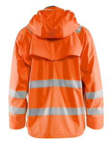 Highvis sadetakki, TASO 2 Huomio oranssi, Blåkläder 3
