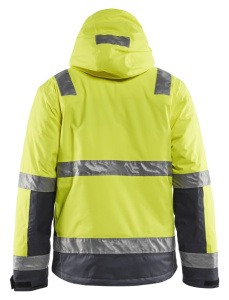 Highvis talvitakki Huomiokeltainen/Harmaa, Blåkläder 22
