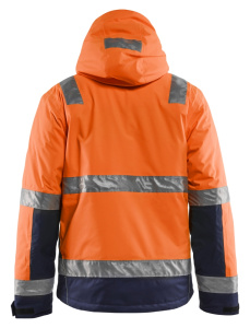 Highvis talvitakki Huomiokeltainen/Harmaa, Blåkläder 27