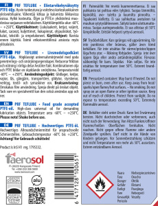 TEFLON ÖLJY SPRAY 520ML 2