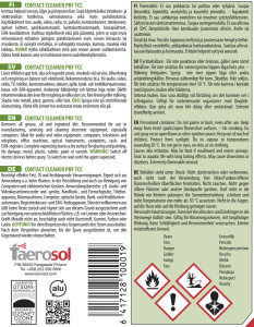 SÄHKÖ- JA ERIKOISPUHDISTUSAINE TCC 520ML 2