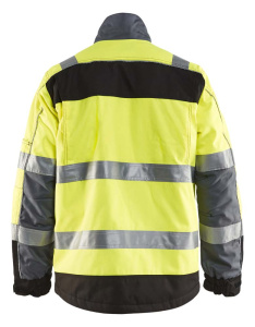Highvis talvitakki Huomio keltainen/Musta, Blåkläder 3