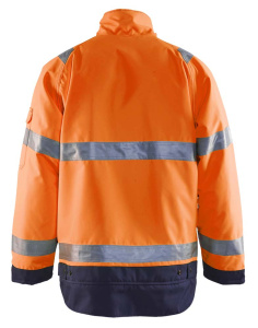 Highvis talvitakki Huomio oranssi/Mariininsininen, Blåkläder 3