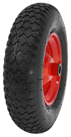 PYÖRÄ 4.00X8/2 MET/LIUKUL. TÄYDELLINEN