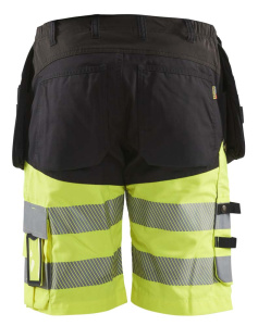 Highvis riipputaskushortsit 4-way stretch huomio, Blåkläder 4