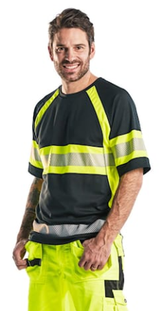 Highvis t-paita, uv-suoja huomio, Blåkläder