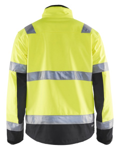 Highvis softshelltakki huomio, Blåkläder 4