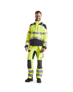 Multinorm takki luontainen palosuojaus Huomio keltainen/Mariininsininen, Blåkläder 10