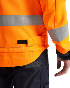 Multinorm takki luontainen palosuojaus Huomio oranssi/Mariininsininen, Blåkläder 5