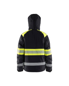 Highvis talvitakki Musta/Huomio keltainen, Blåkläder 3