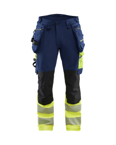 Highvis riipputaskuhousut 4-way stretch, Blåkläder 14