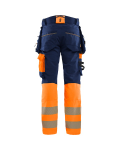 Highvis riipputaskuhousut 4-way stretch, Blåkläder 7