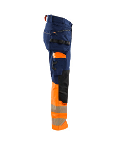 Highvis riipputaskuhousut 4-way stretch, Blåkläder 8