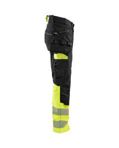 Highvis riipputaskuhousut 4-way stretch, Blåkläder 4