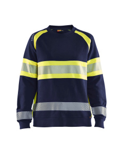 Naisten Highvis college Mariininsininen/Huomio keltainen, Blåkläder 4