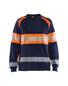 Naisten Highvis college Mariininsininen/Huomio keltainen, Blåkläder 5