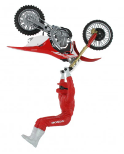 New-Ray, 1:12 HONDA CRF 450R, With Rider pienoismalli 3