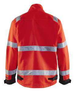 Highvis takki Huomio punainen/Musta, Blåkläder 3