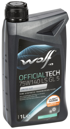 WOLF OFFICIALTECH 75W-140 LS GL-5 1L